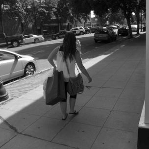 'Purse  Shopping Bag  Two Trash Bags Of Laundry' by Zack Schuster